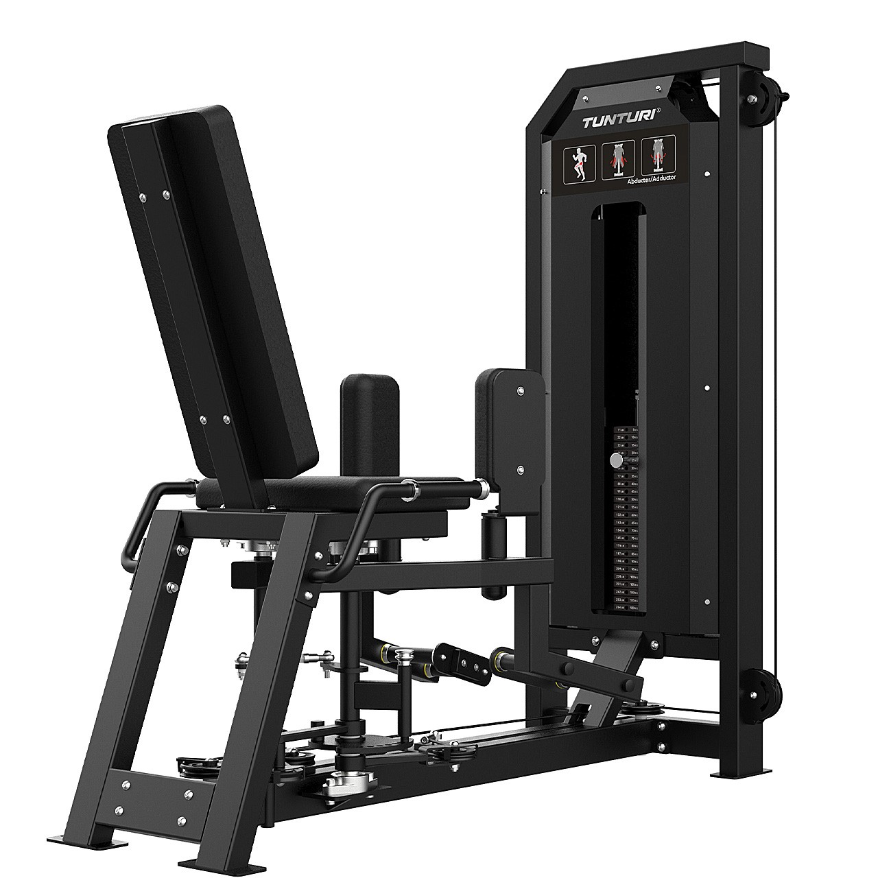 Tunturi Platinum Dual Abducter/Adductor with Weight Stack Tunturi Platinum Dual Abducter/Adductor with Weight Stack