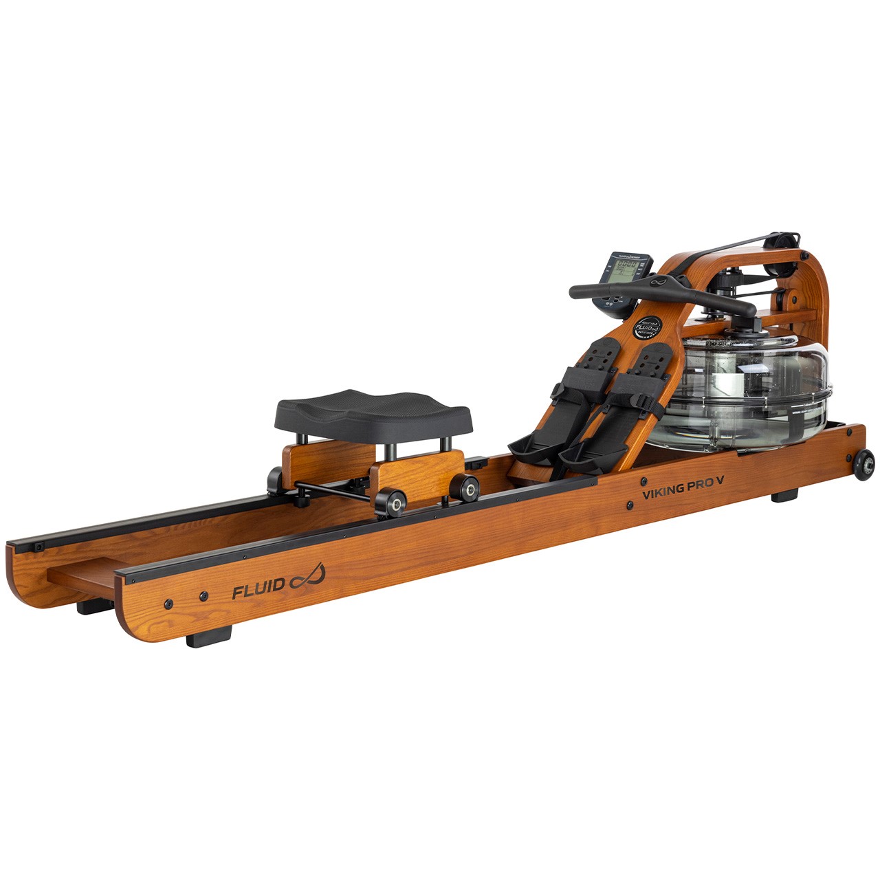 Fluid Rower Viking PRO V + SPH Wooden Water Rowing Machine