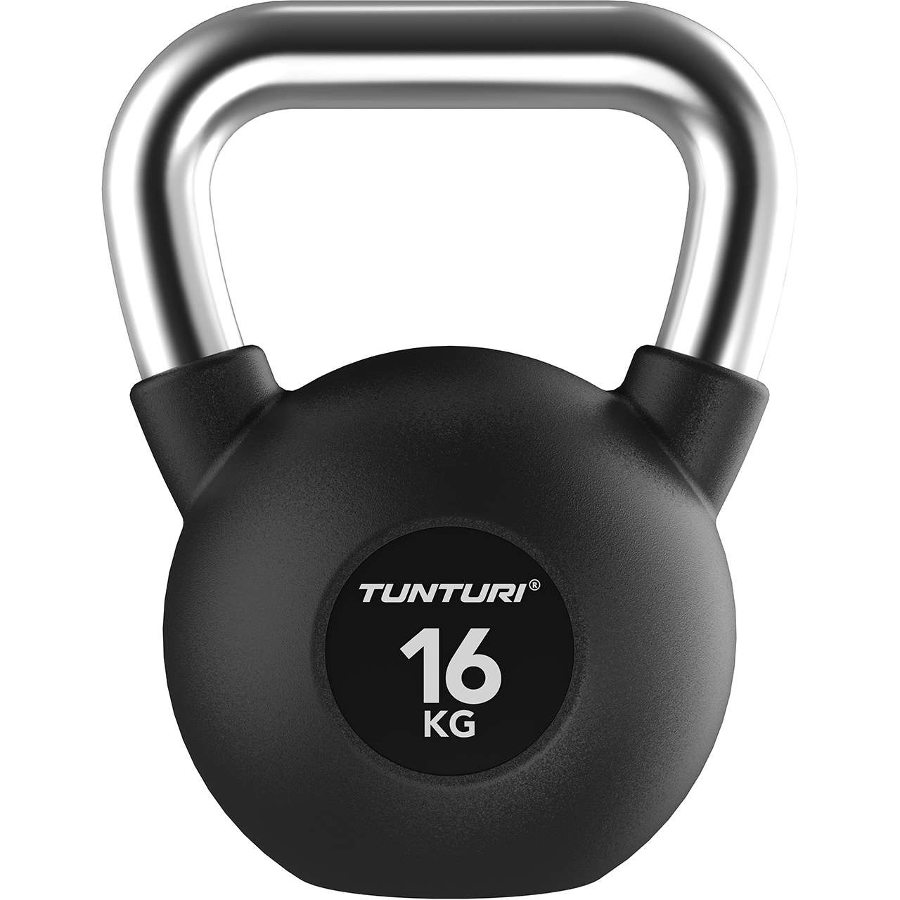 Tunturi Platinum Kettlebell mit Gummibeschichtung 16 kg