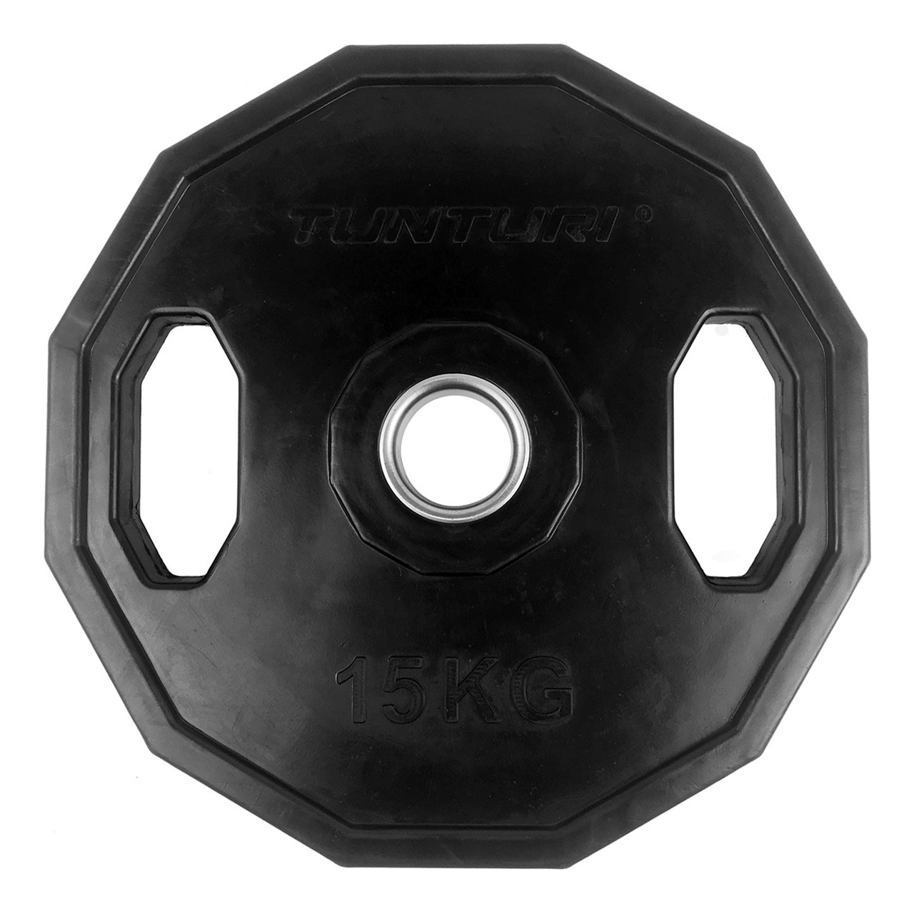 Tunturi 15 kg Hantelscheibe 50 mm, gummiüberzogen
