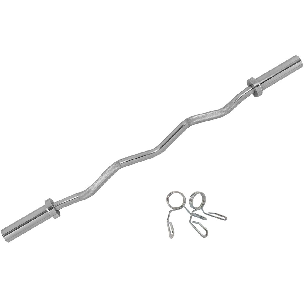 Tunturi Olympic SZ Curl Barbell 120 cm, 10 kg, Ø 50 mm Tunturi Olympic SZ Curl Barbell 120 cm, 10 kg, Ø 50 mm