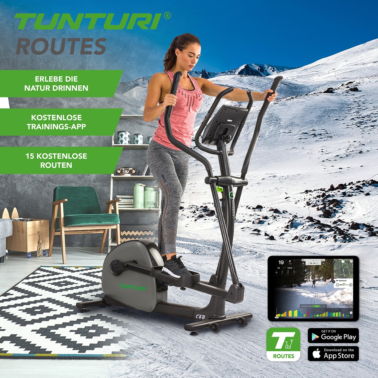 AUSSTELLUNGSGERÄT - Tunturi C60R Performance Crosstrainer