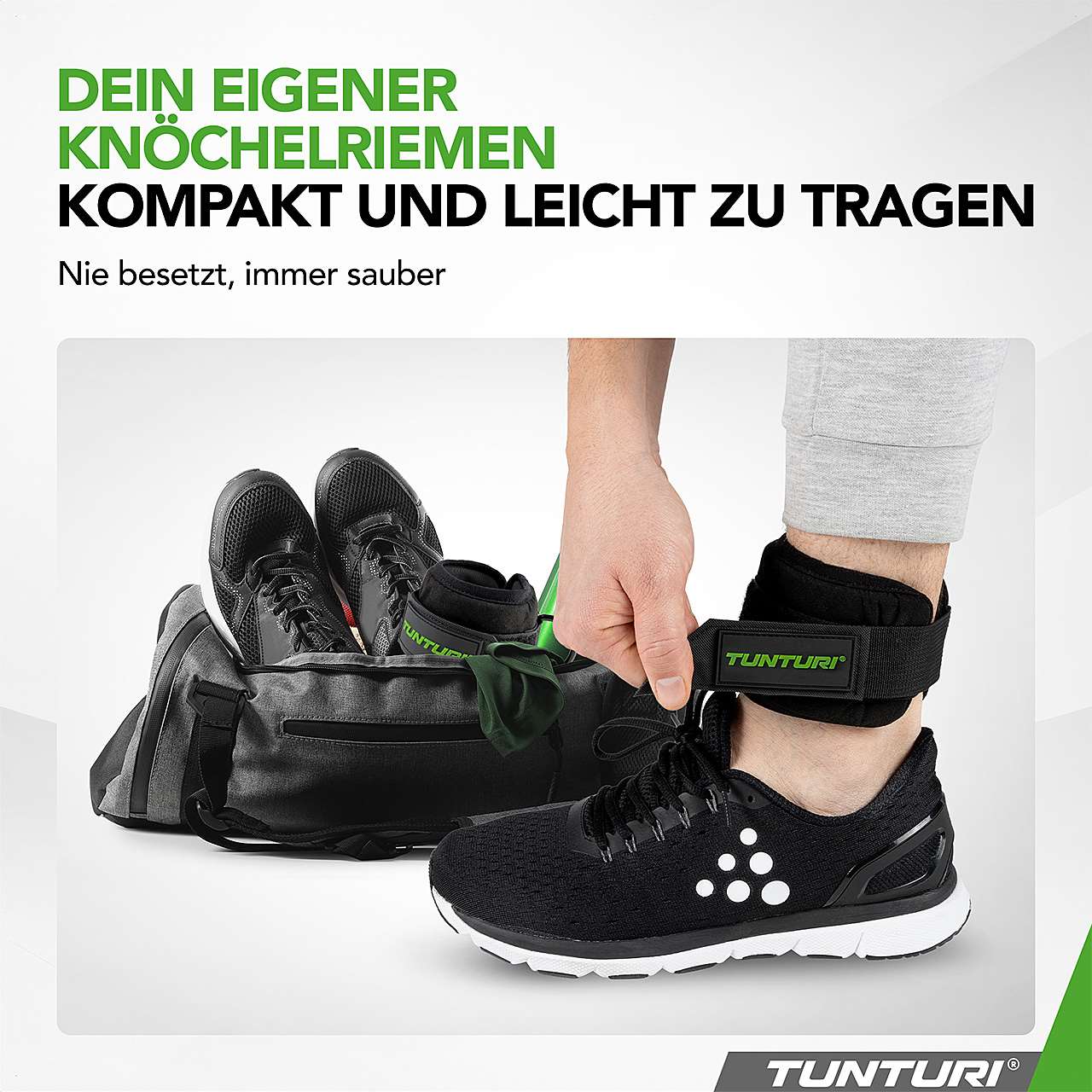 Tunturi Ankle Strap für Kabelzug Schwarz