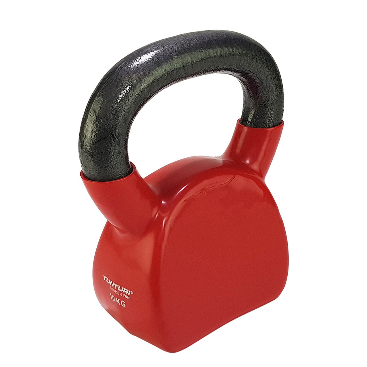 Tunturi Vinyl Kettlebell 10 kg, Rot Tunturi Vinyl Kettlebell 10 kg, Rot