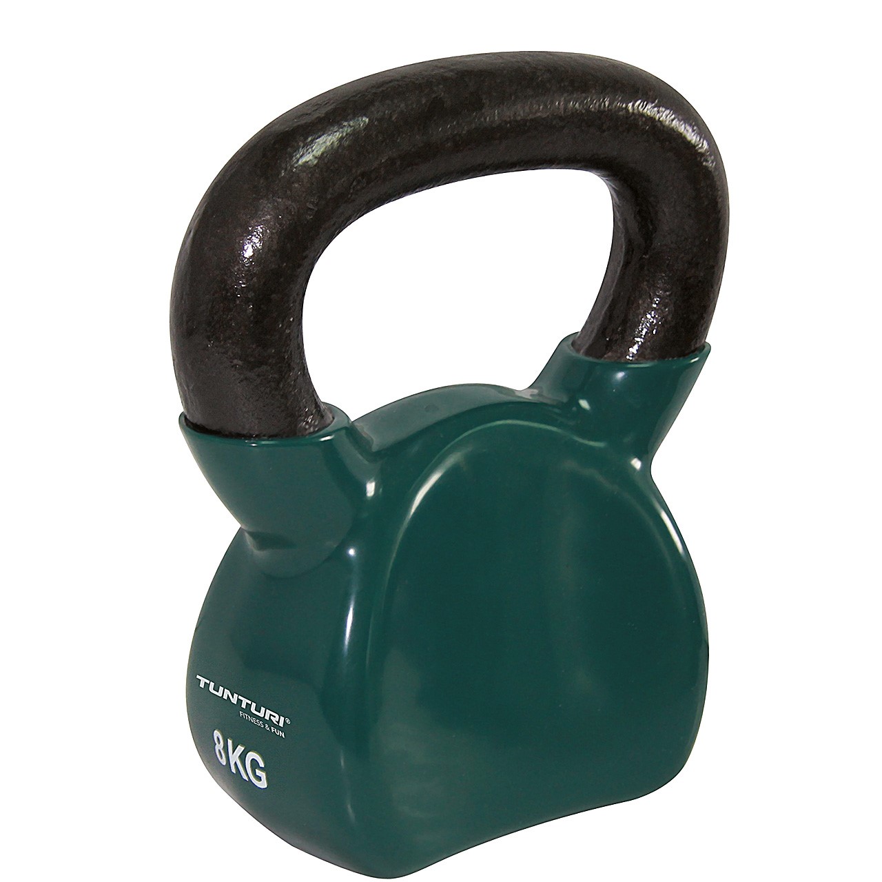 Vinyl Gusseisen Kettlebell 8 kg