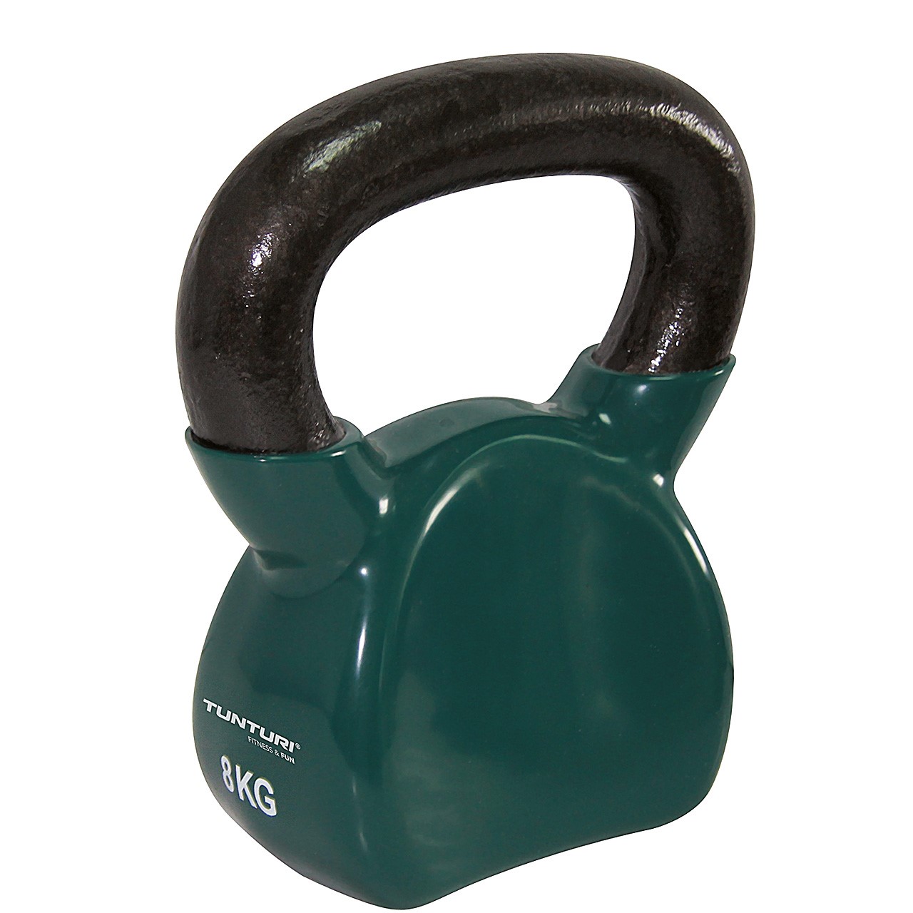Tunturi Vinyl Kettlebell 8 kg, Grün Tunturi Vinyl Kettlebell 8 kg, Grün