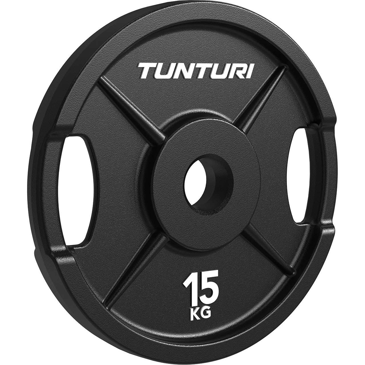 Tunturi Platinum Iron Bumper Plate Hantelscheibe 15 kg