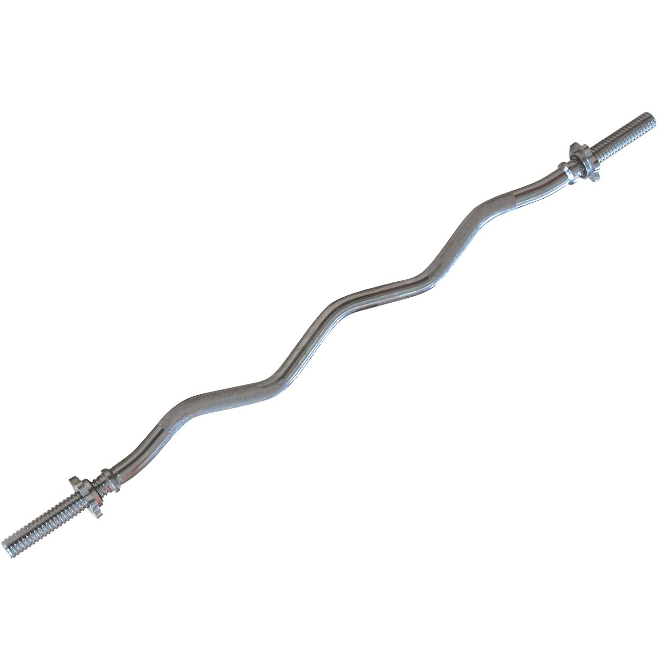 Tunturi 120 cm Curl Bar with 30 mm with Screw Collars