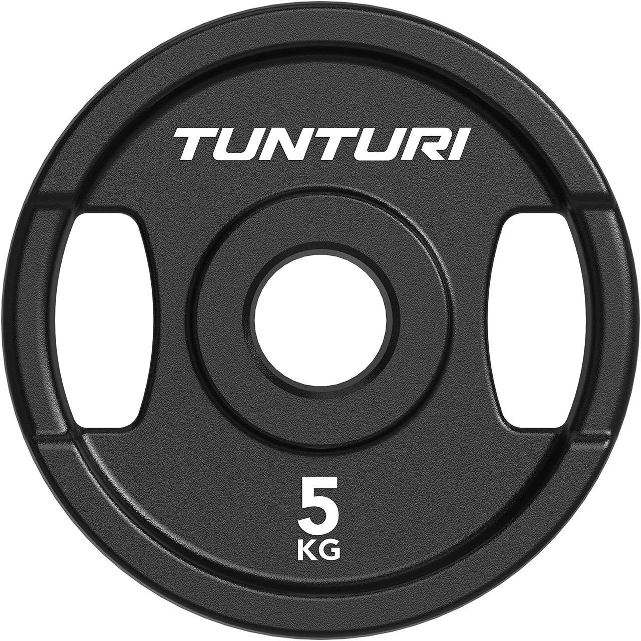 Tunturi Platinum Iron Bumper Plate Hantelscheibe 5 kg