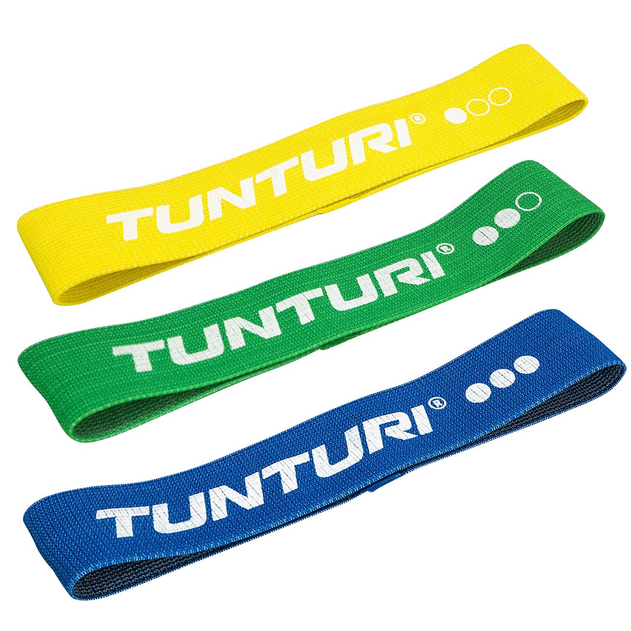 Tunturi Resistance Band Set 3 Pieces Eco Friendly