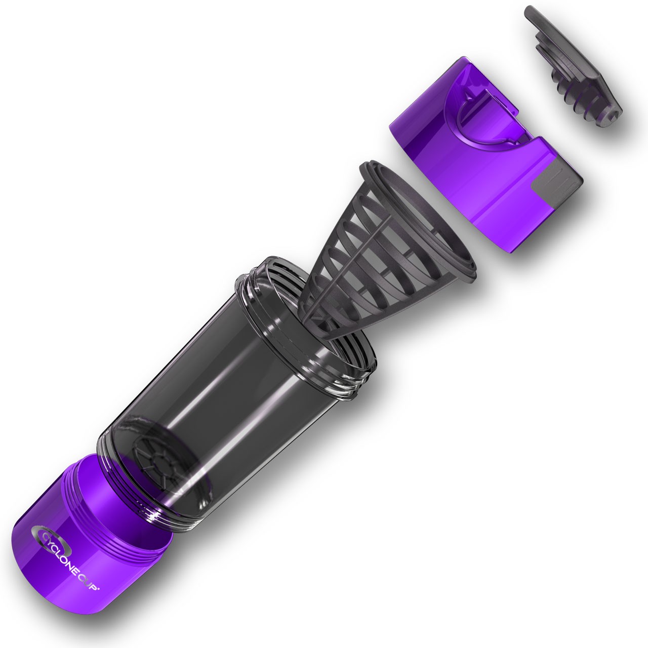 Protein Shaker Cyclone Cup Purple