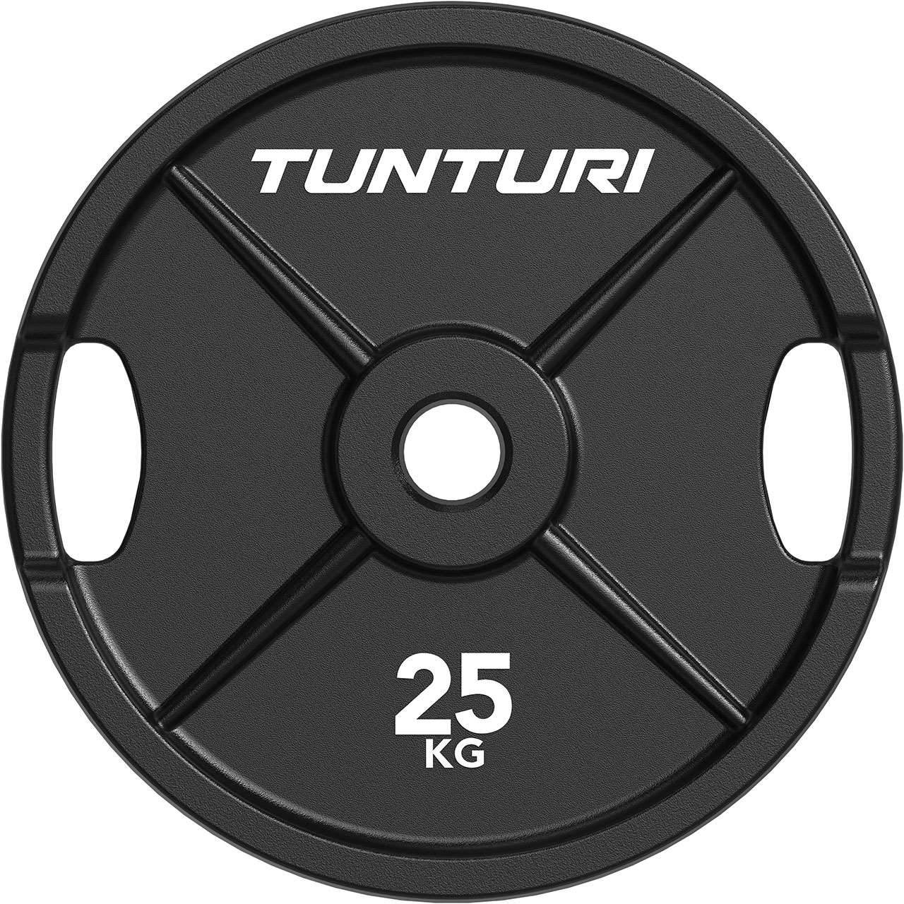 Tunturi Platinum Iron Bumper Plate Hantelscheibe 25 kg