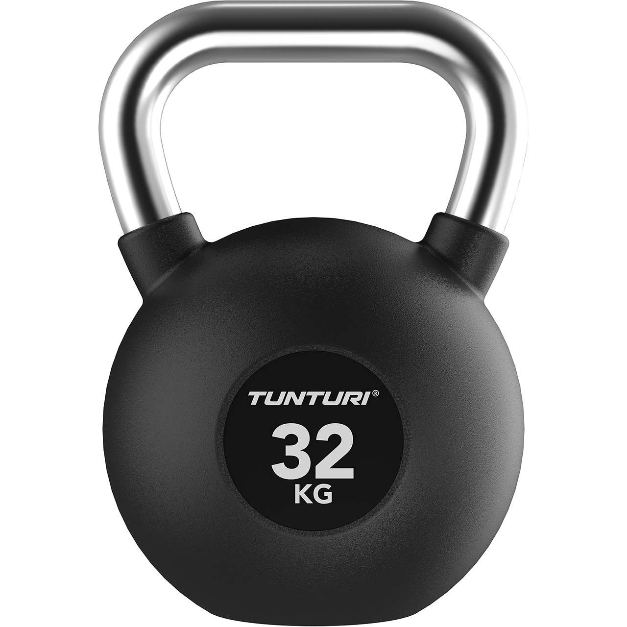 Tunturi Platinum Kettlebell mit Gummibeschichtung 32 kg