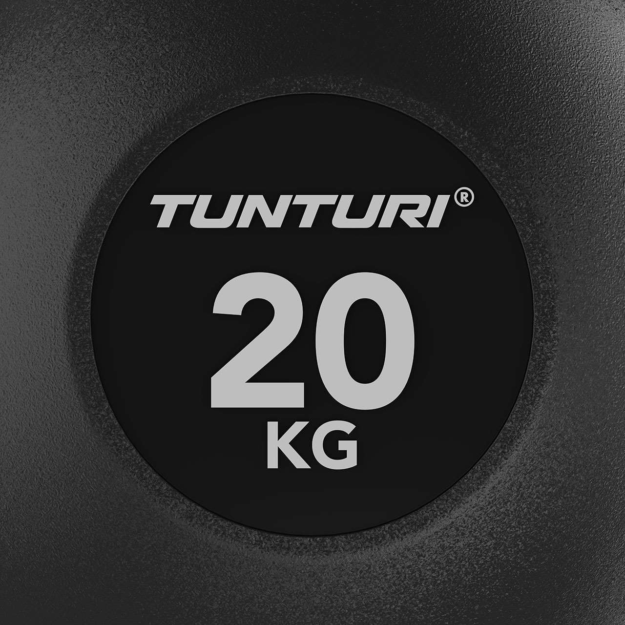 Tunturi Platinum Kettlebell mit Gummibeschichtung 20 kg
