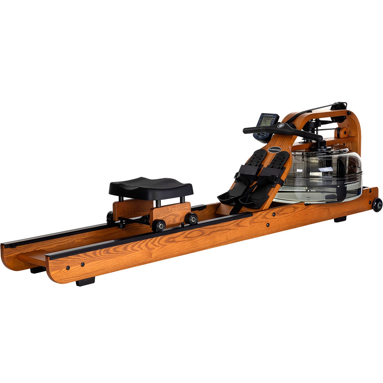 Fluid Rower Viking PRO XL Wooden Water Rowing Machine Dual Rail
