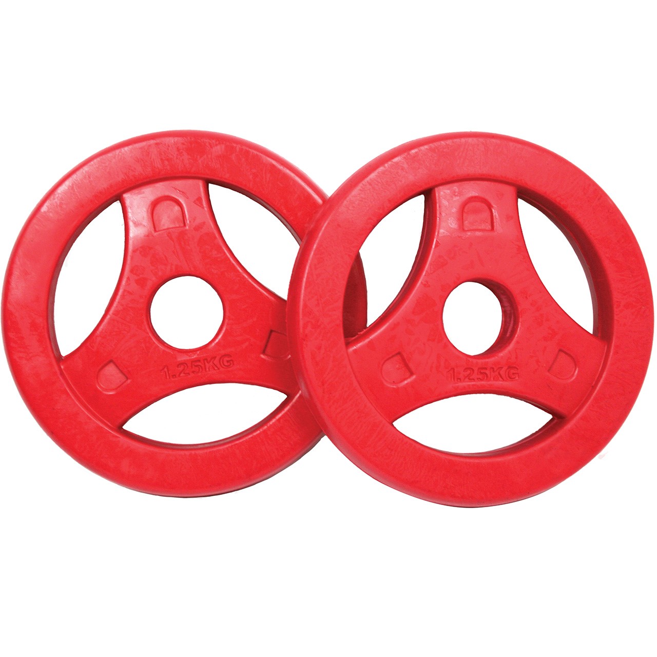Tunturi 1.25 kg paire de disques d'haltères aérobic 30 mm revêtement en caoutchouc Tunturi 1.25 kg paire de disques d'haltères aérobic 30 mm revêtement en caoutchouc