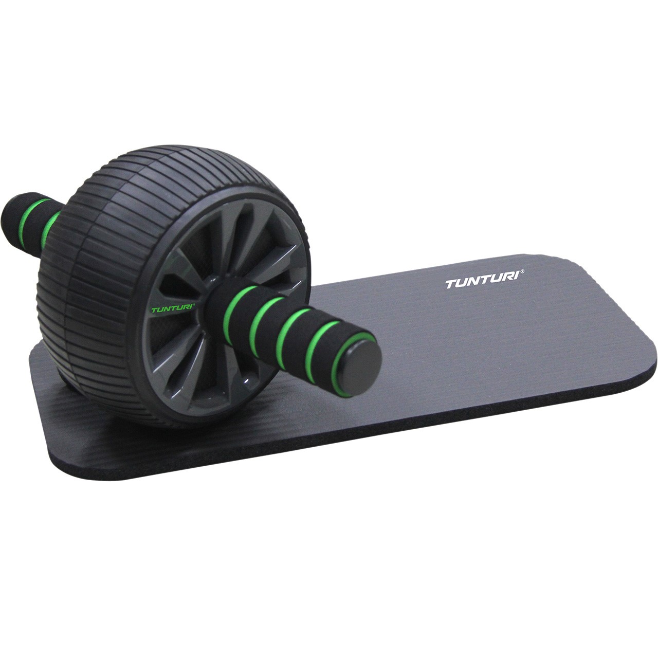 Tunturi Pro Exercise Wheel Deluxe Ab Roller with Mat
