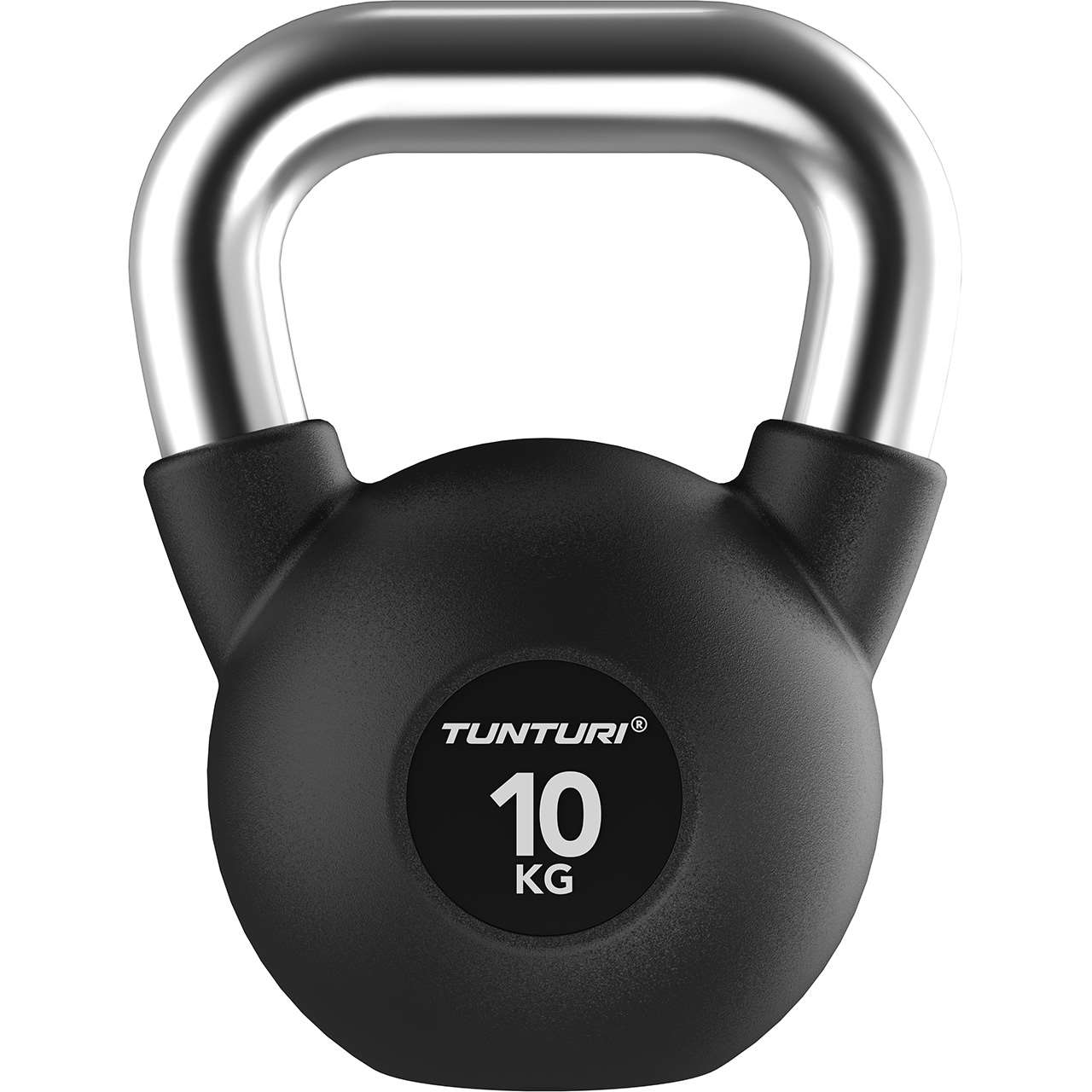 Tunturi Platinum Kettlebell mit Gummibeschichtung 10 kg