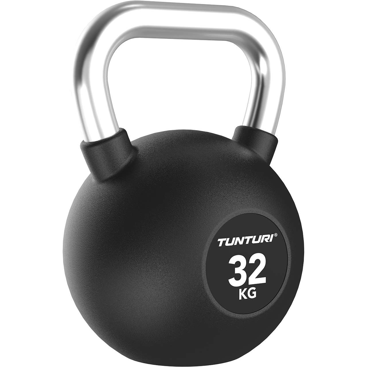 Tunturi Platinum Kettlebell mit Gummibeschichtung 32 kg