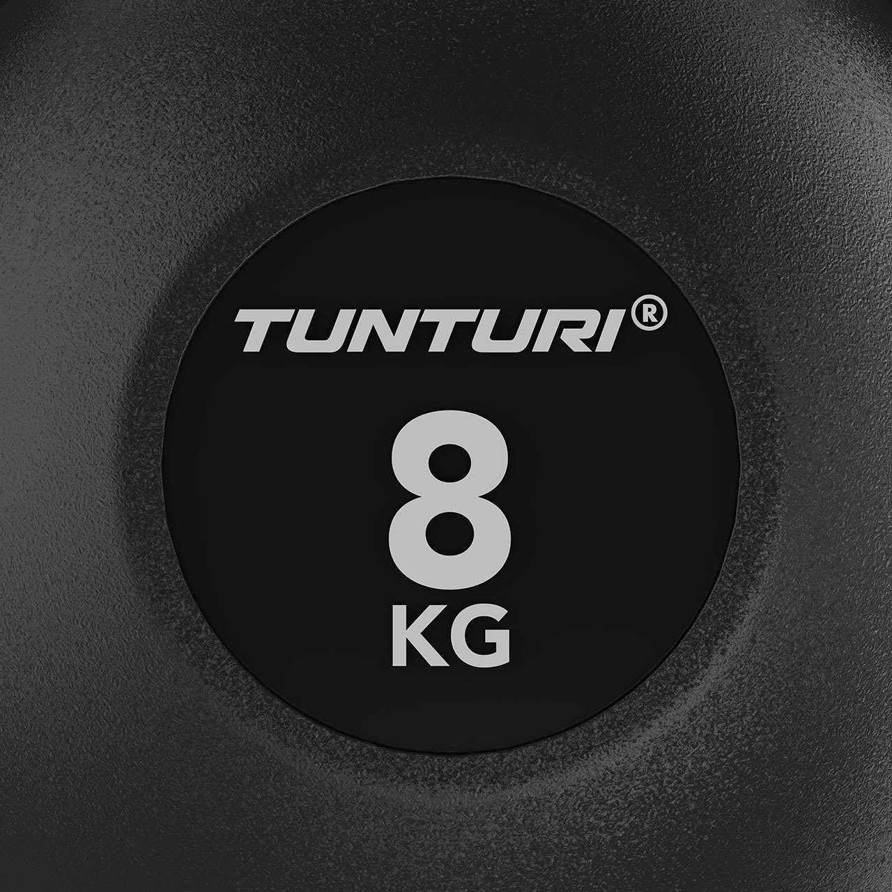 Tunturi Platinum Kettlebell mit Gummibeschichtung 8 kg
