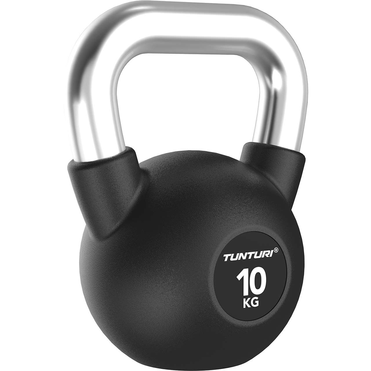 Tunturi Platinum Kettlebell mit Gummibeschichtung 10 kg