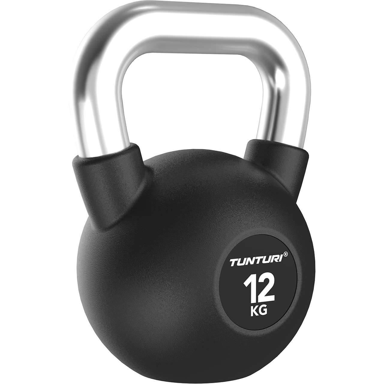 Tunturi Platinum Kettlebell mit Gummibeschichtung 12 kg