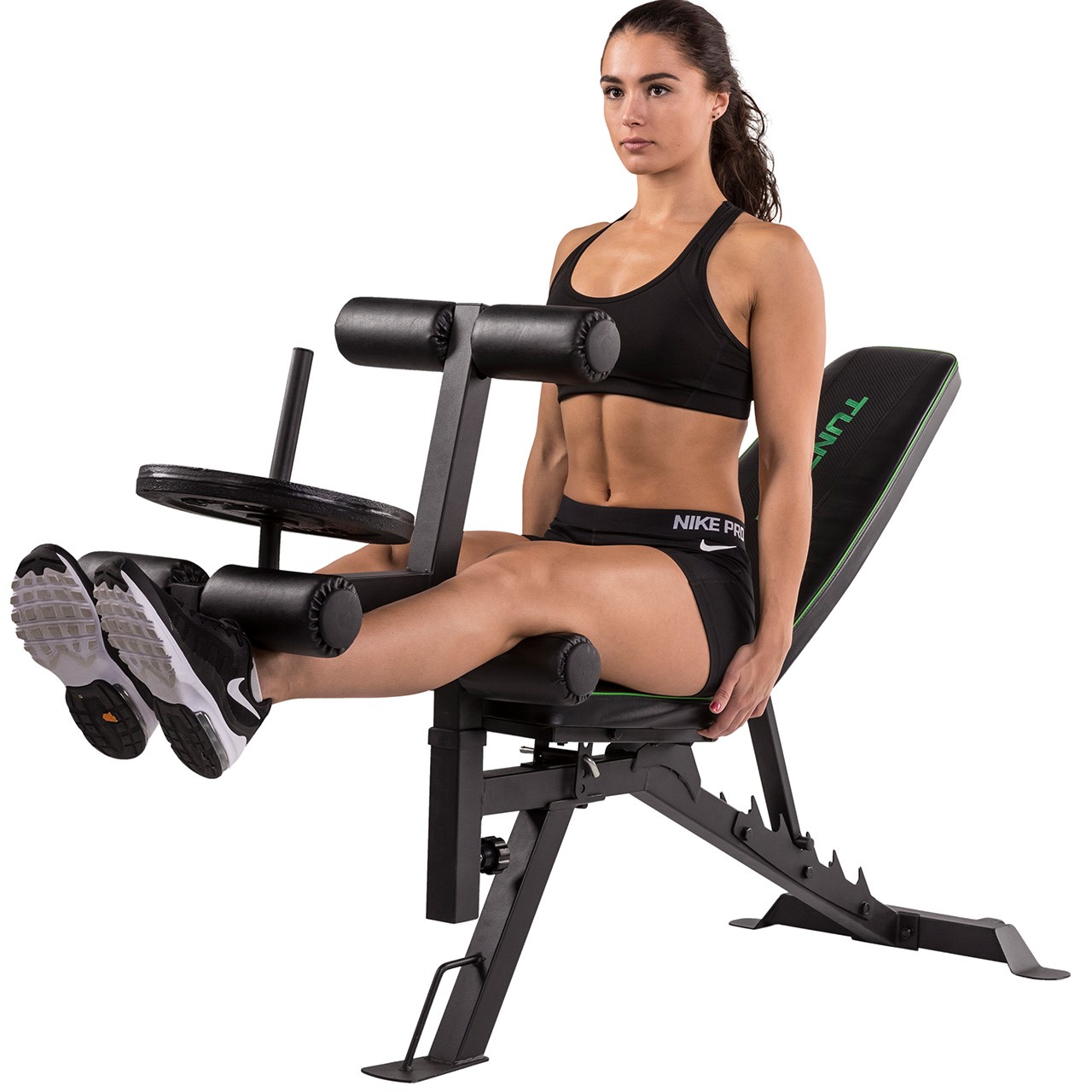 Tunturi Adustable Utility Weight Bench with Ab and Leg Trainer UB60