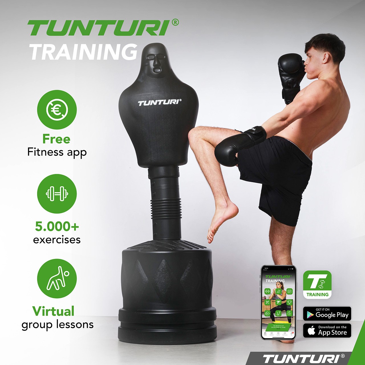 Tunturi Free Stand Boxing Dummy