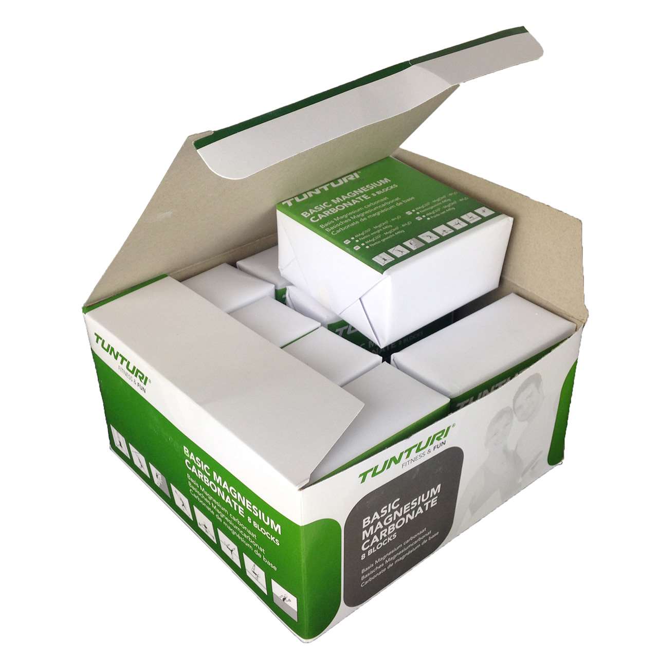Tunturi Blocs de magnésium 8 pièces