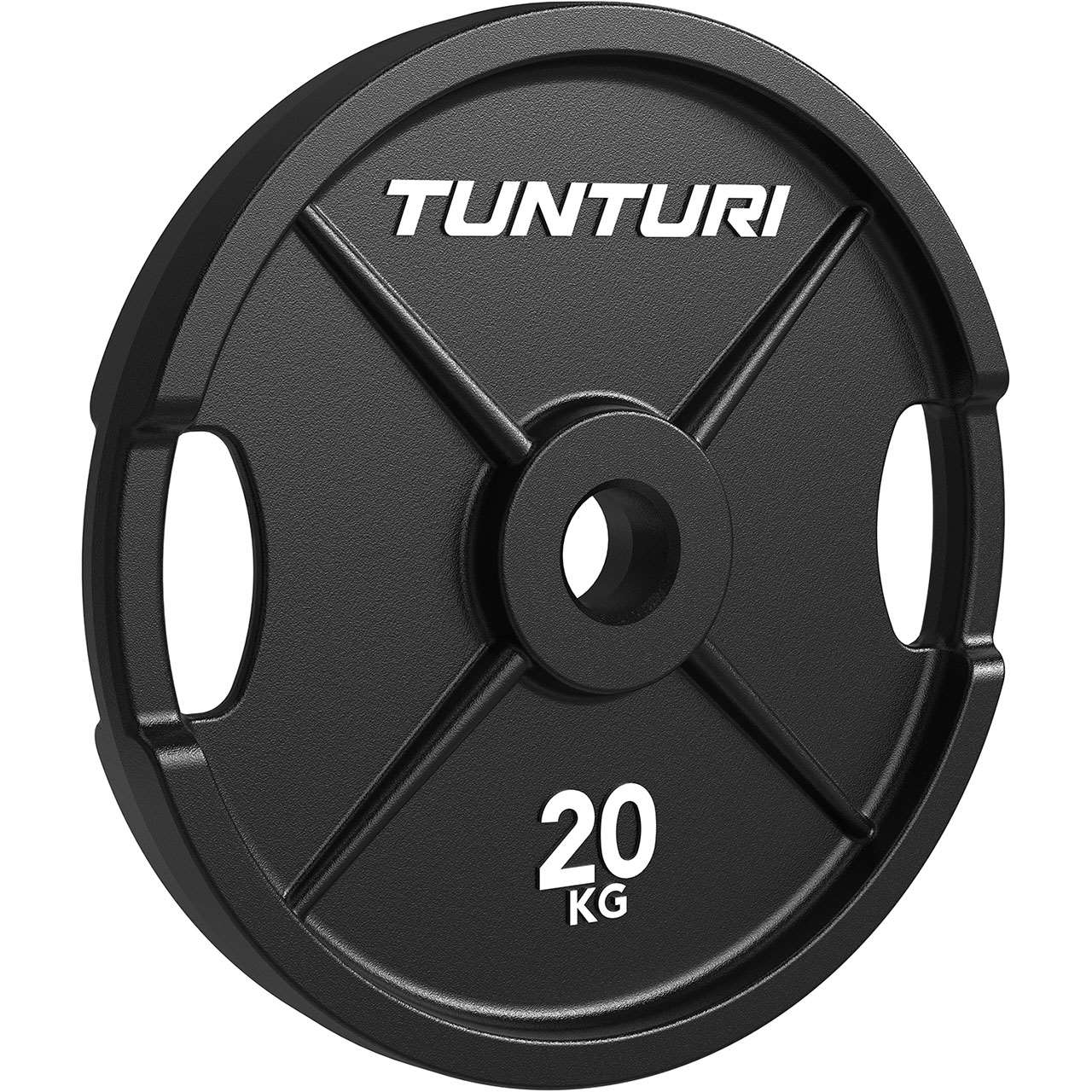 Tunturi Platinum Iron Bumper Plate Hantelscheibe 20 kg