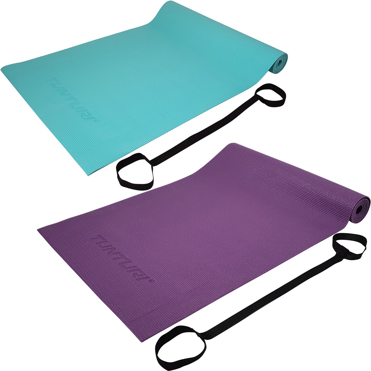 Tunturi Tapis de yoga PVC antidérapant 4 mm Tunturi Tapis de yoga PVC antidérapant 4 mm
