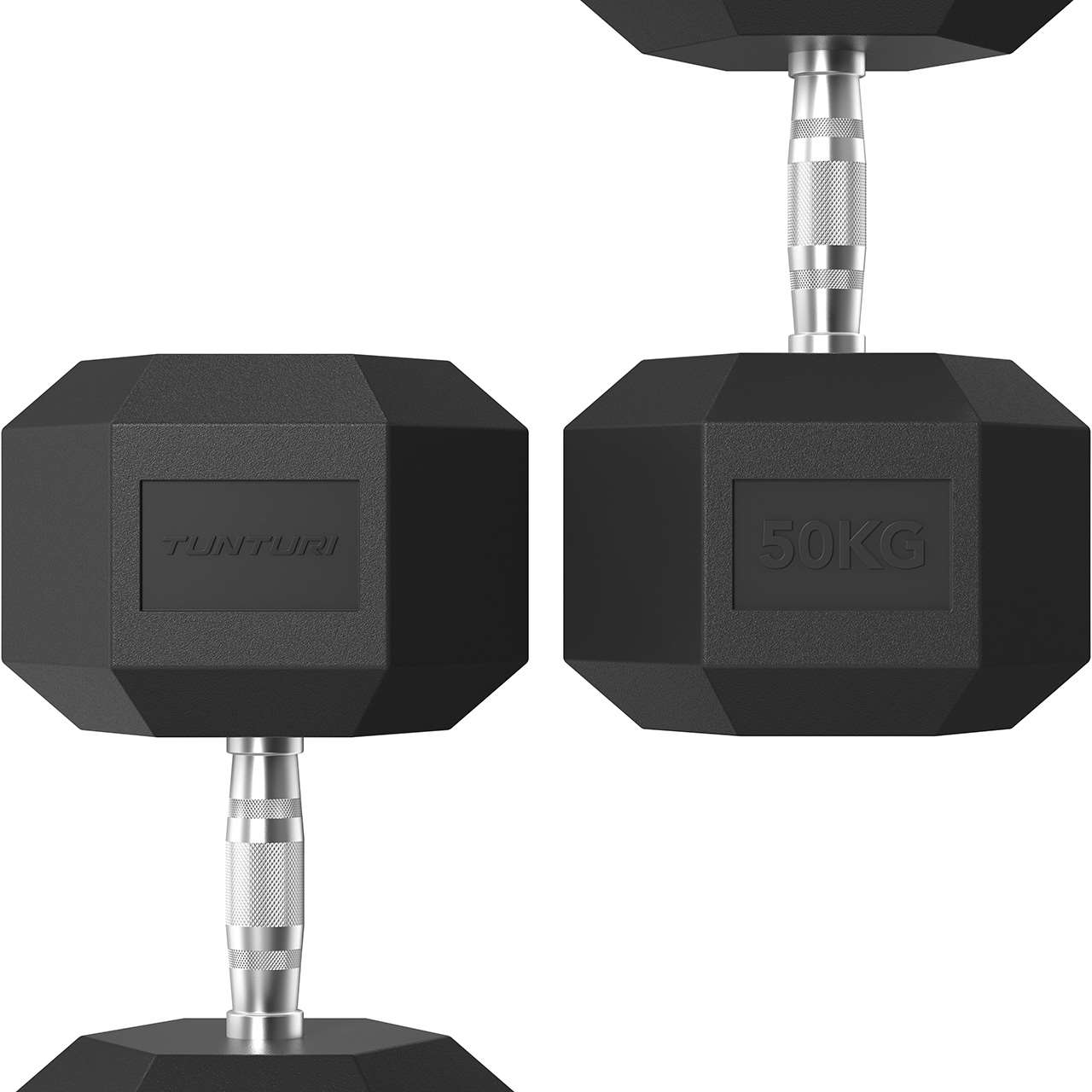 Tunturi Platinum Hex Kurzhantel 50 kg