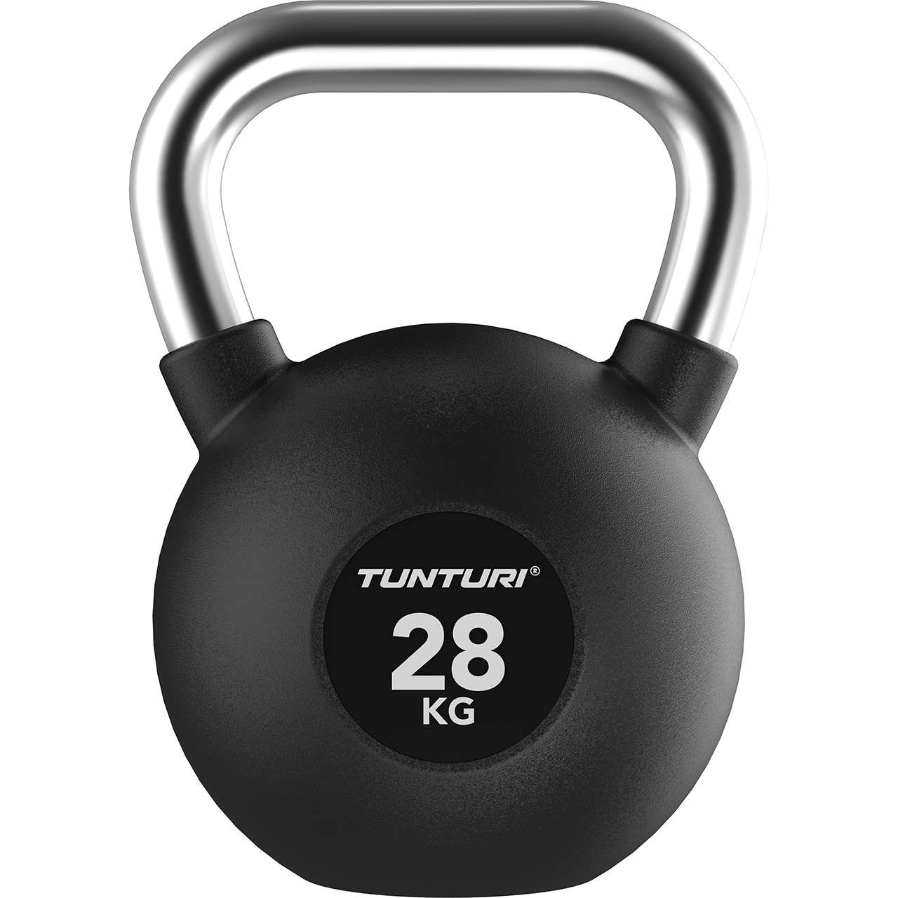 Tunturi Platinum Kettlebell mit Gummibeschichtung 28 kg