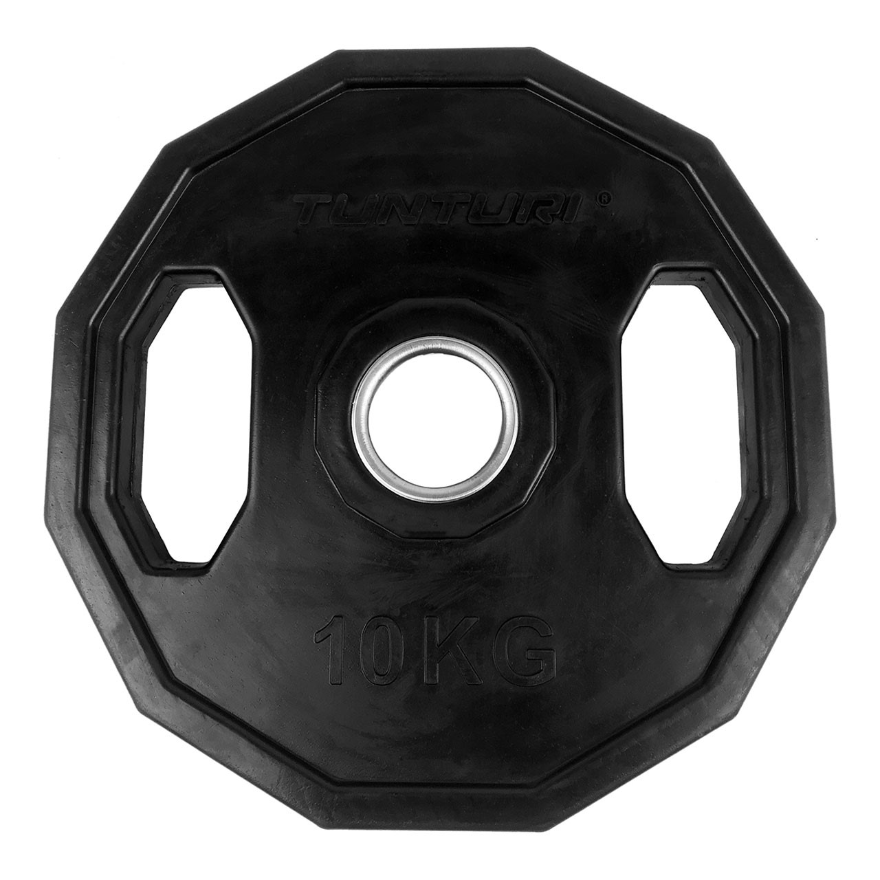 Tunturi 10 kg Hantelscheibe 50 mm, gummiüberzogen