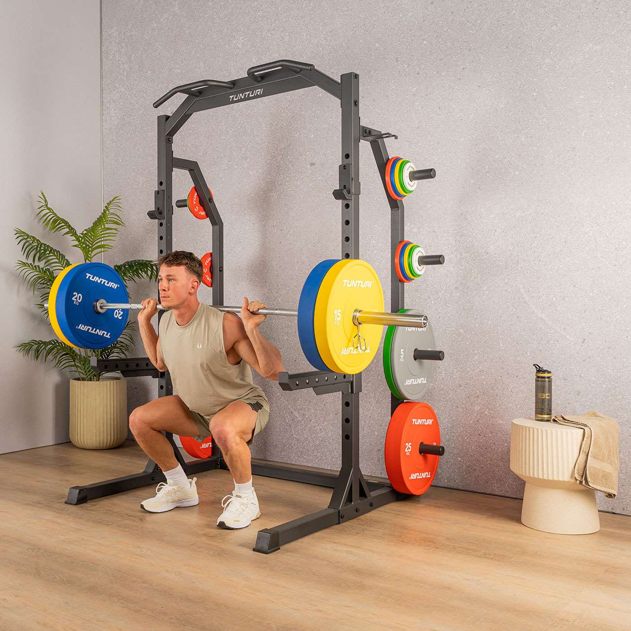 Tunturi Platinum Hantelscheibe Grün 10 kg