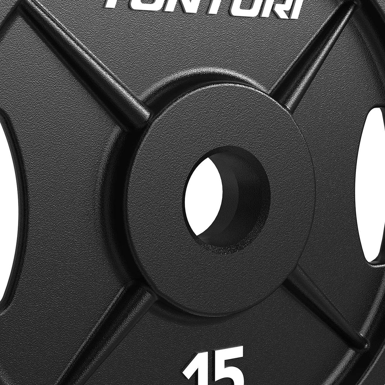 Tunturi Platinum Iron Bumper Plate Hantelscheibe 15 kg